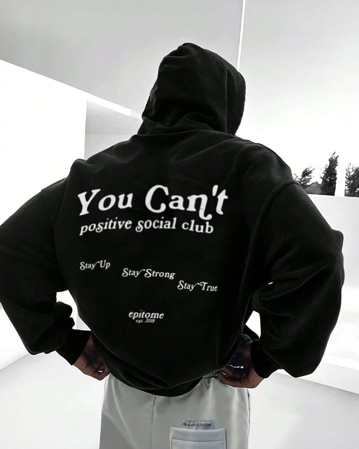 Positive Social Club Oversized Hoodie